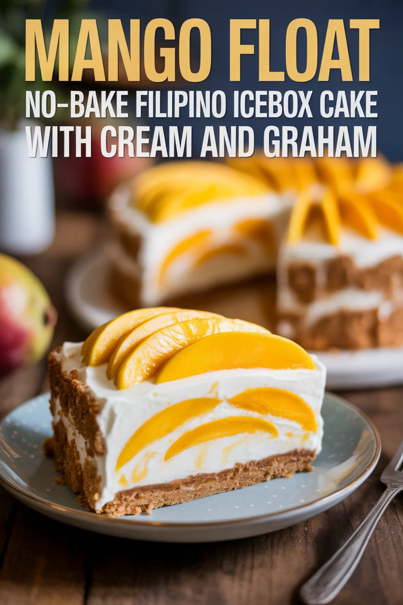 filipino mango float