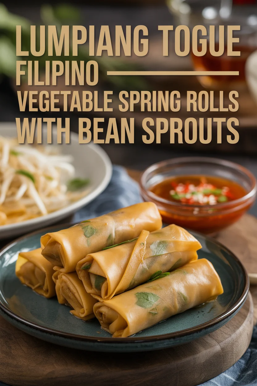 Lumpiang Togue — Filipino Vegetable Spring Rolls with Bean Sprouts 2 Lumpiang Togue — Filipino Vegetable Spring Rolls with Bean Sprouts