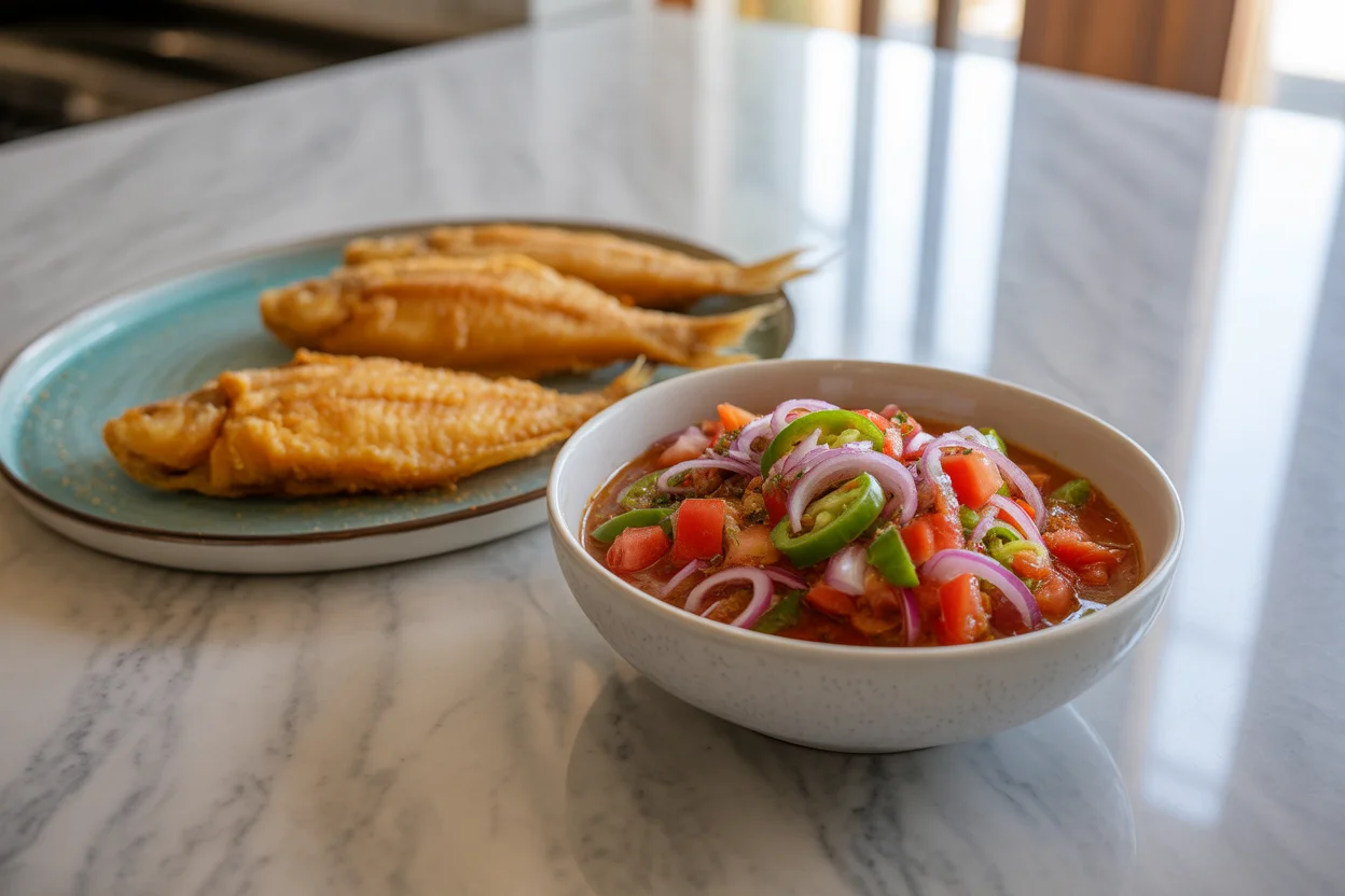 Crispy Fried Tilapia with Garlic Vinegar Dip — Filipino Family Favorite 2 Crispy Fried Tilapia with Garlic Vinegar Dip — Filipino Family Favorite