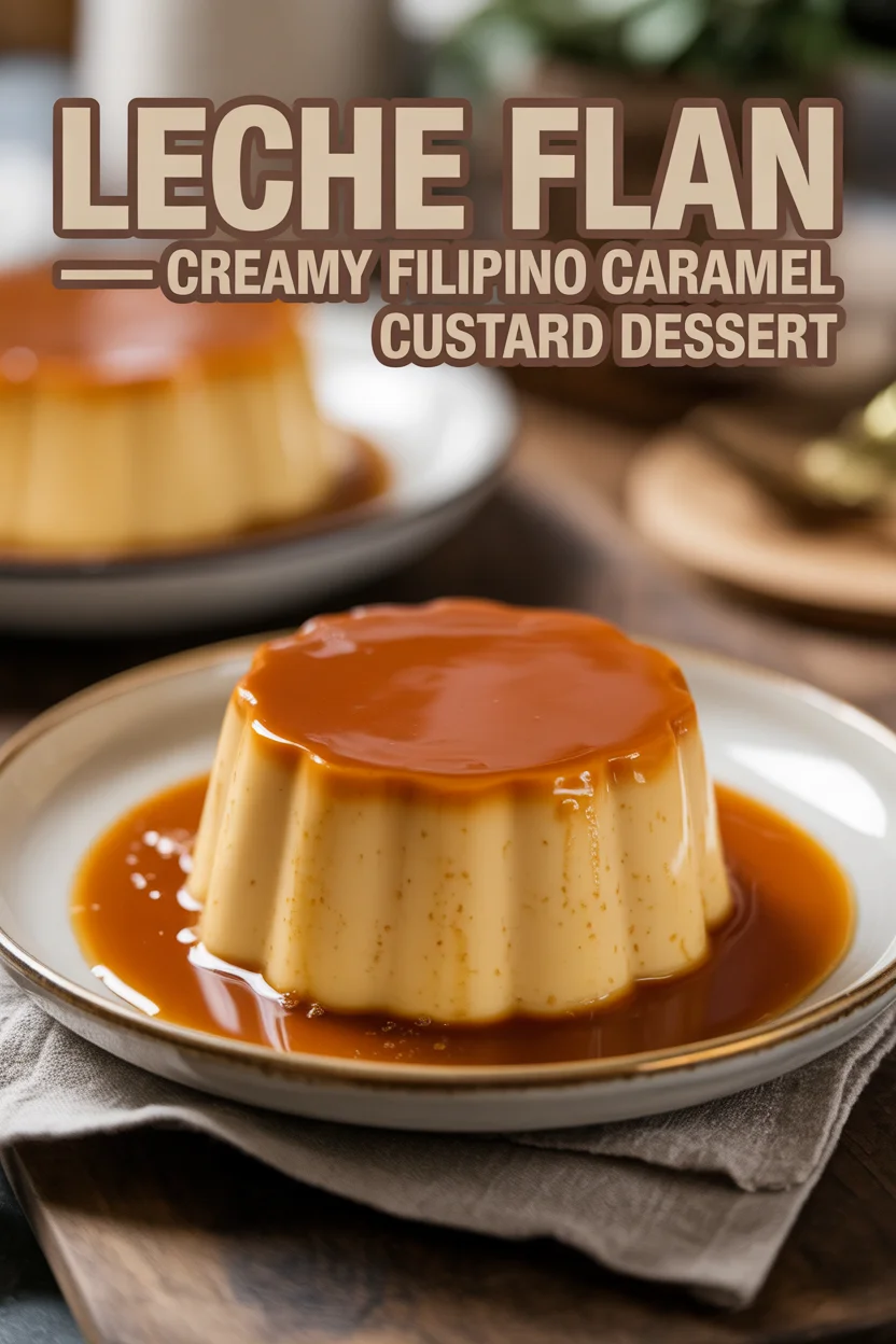 Leche Flan — Creamy Filipino Caramel Custard Dessert 5 filipino leche flan