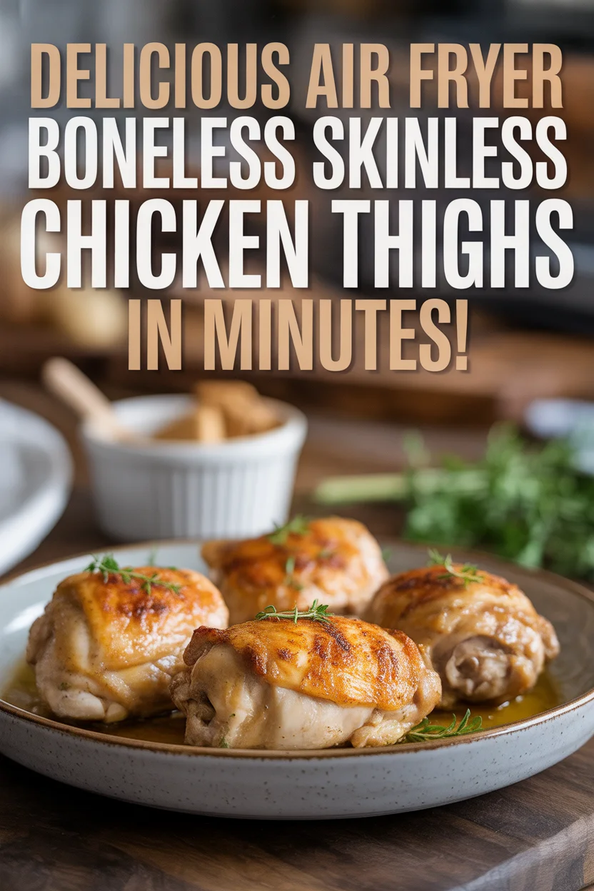 Air Fryer Boneless Skinless Chicken Thighs