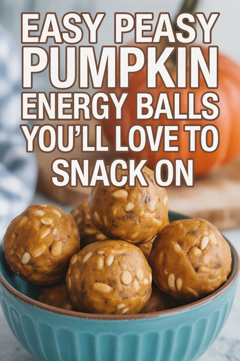 Easy Peasy Pumpkin Energy Balls You’ll Love to Snack On