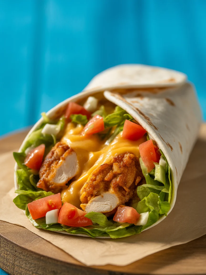 Deliciously Crispy Air Fryer Chicken & Mozzarella Wraps You’ll Love