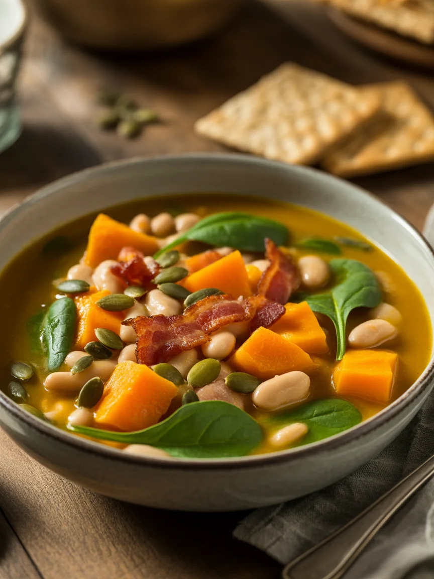 Creamy Chicken Butternut Squash Soup