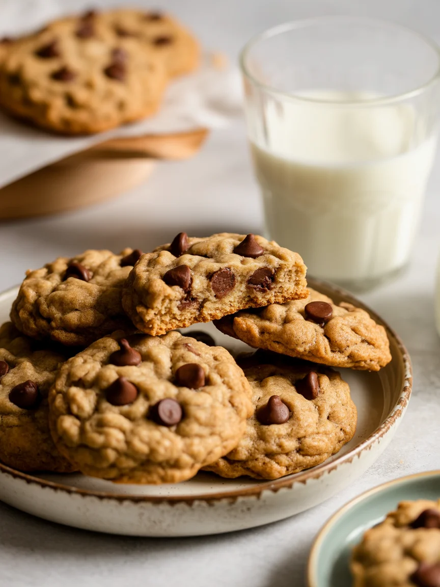 Healthy Pumpkin Oatmeal Cookies