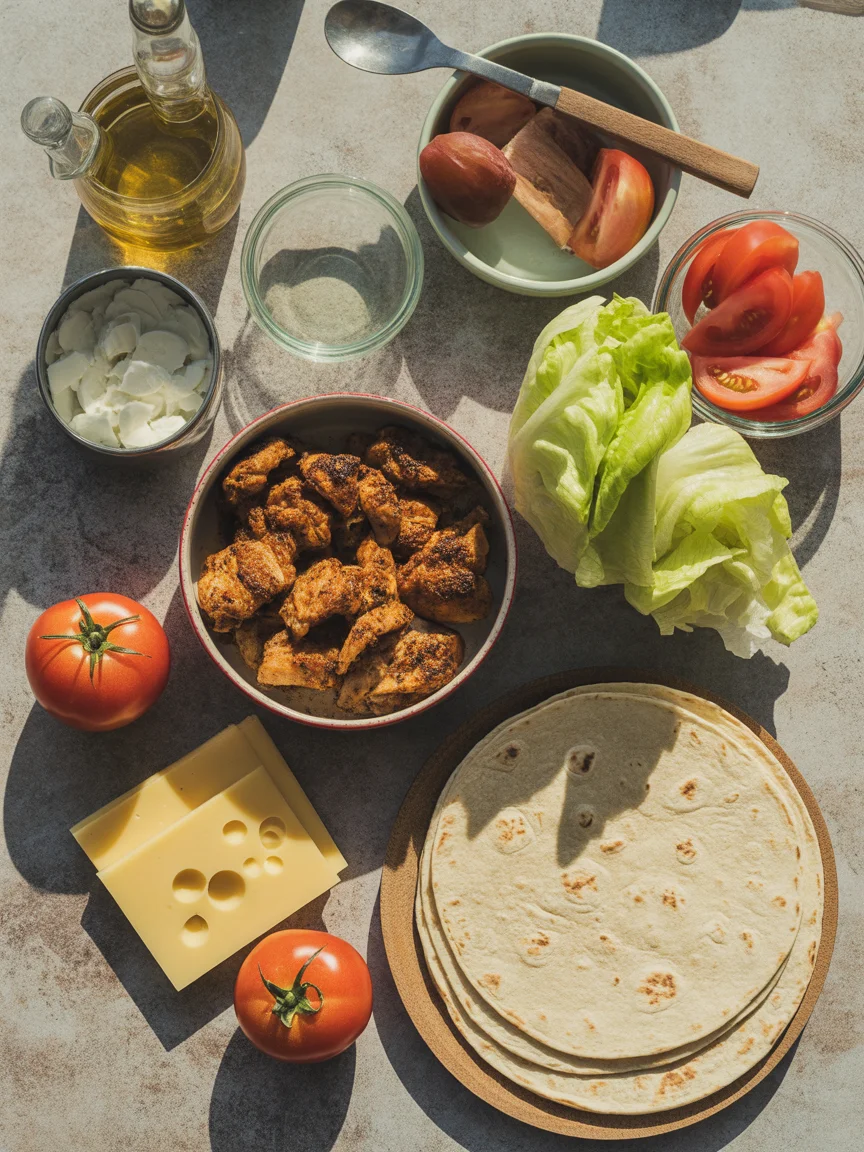 Deliciously Crispy Air Fryer Chicken & Mozzarella Wraps You’ll Love