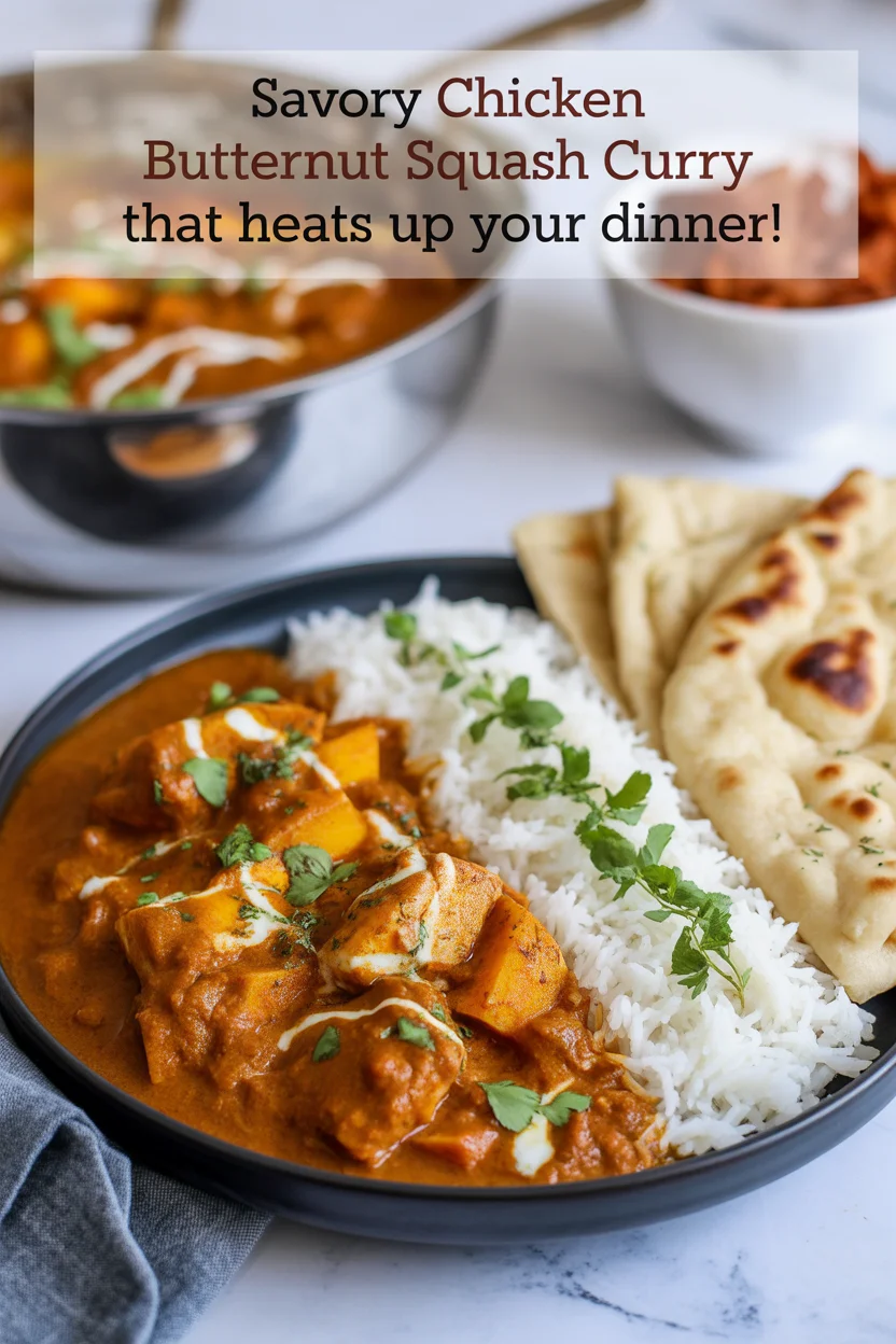 chicken butternut squash curry