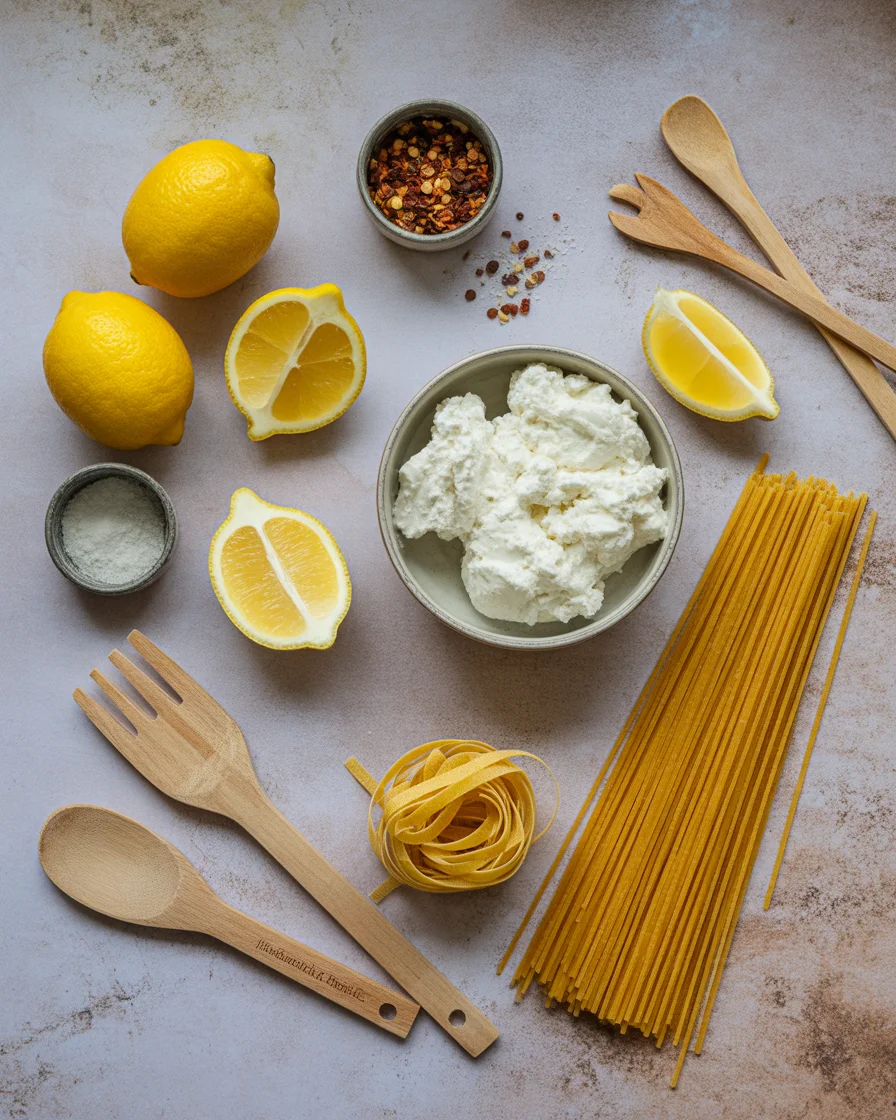 Quick and Creamy Lemon Ricotta Pasta (One Pot) Delight
