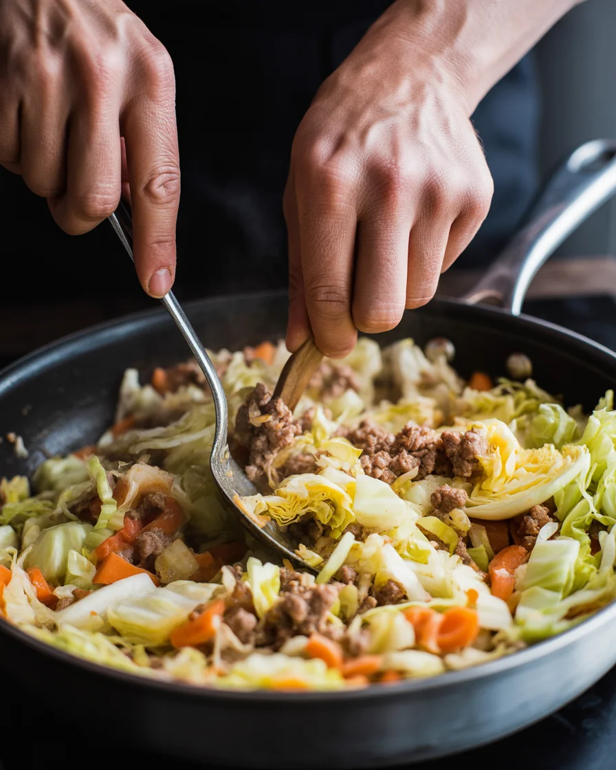 Low Carb Taco Cabbage Skillet
