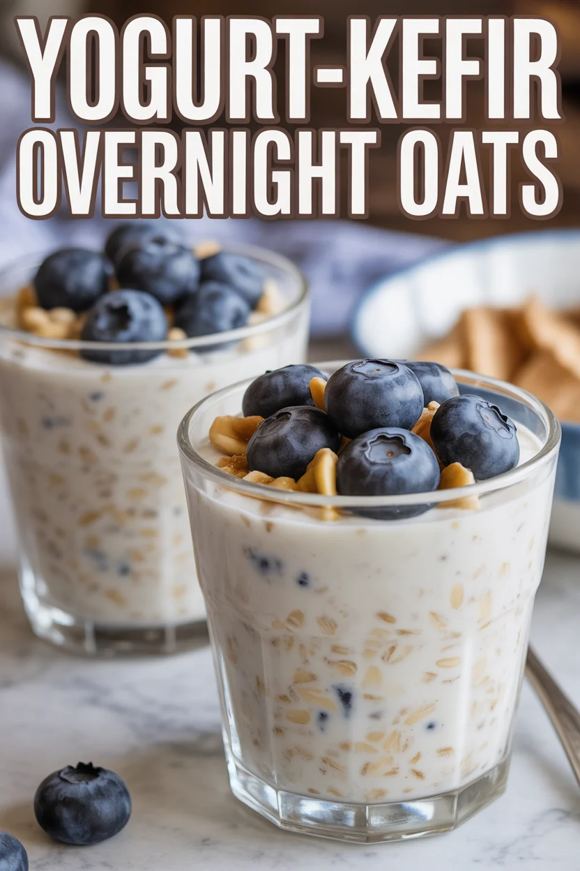 Yogurt-Kefir Overnight Oats