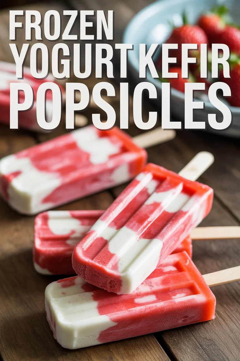 Frozen Yogurt Kefir Popsicles
