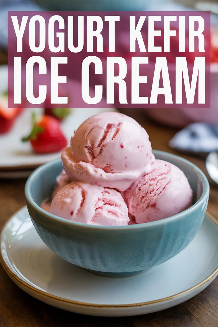 Yogurt Kefir Ice Cream