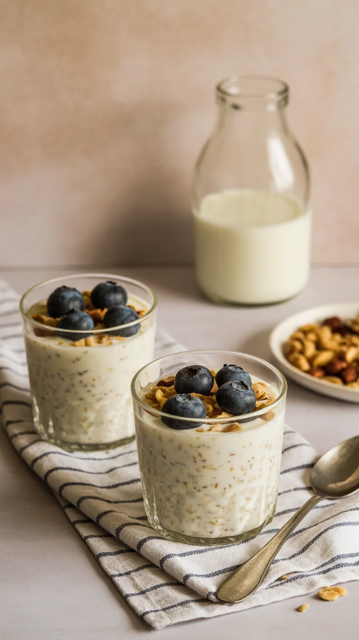 Yogurt-Kefir Overnight Oats
