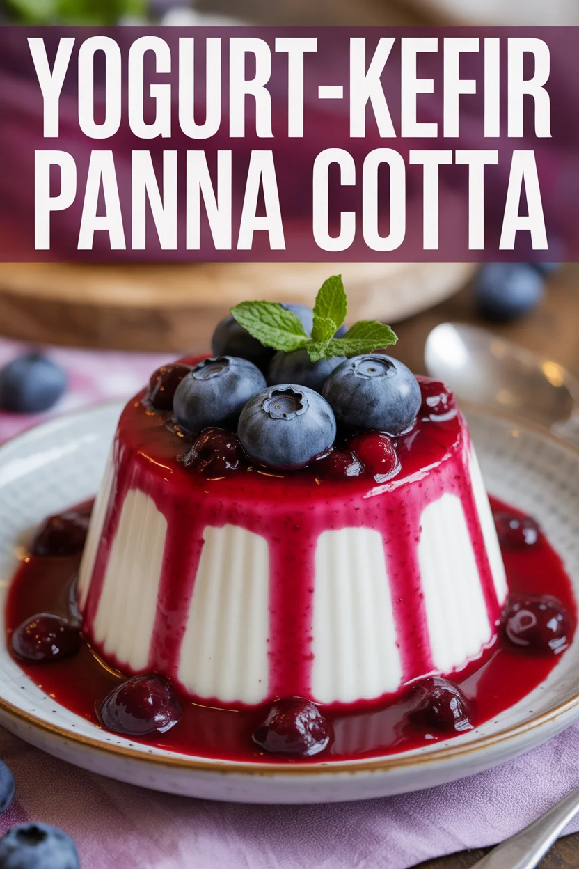 Yogurt-Kefir Panna Cotta