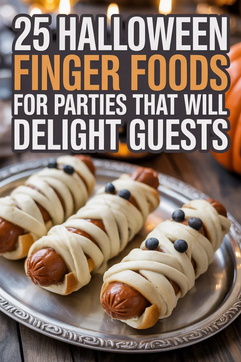 25 Halloween Finger Foods for Parties That Will Delight Guests