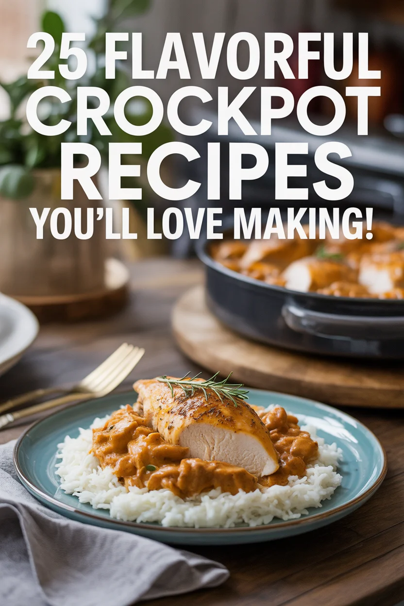 25 Flavorful Crockpot Recipes You'll Love Making!