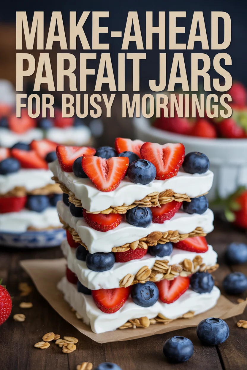 Make-Ahead Parfait Jars for Busy Mornings