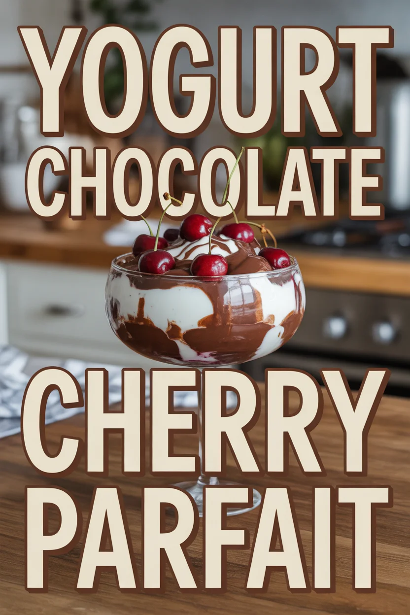 Yogurt Chocolate Cherry Parfait