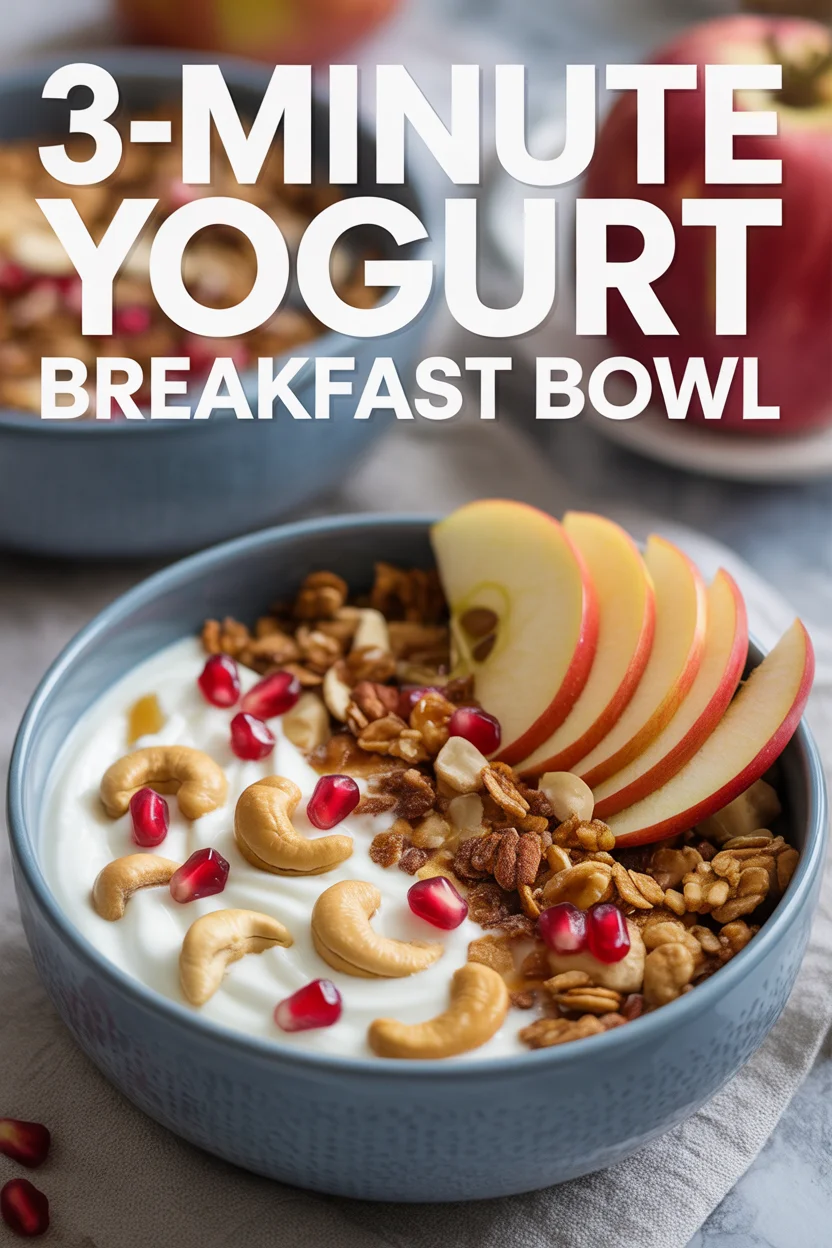 3-Minute Yogurt Breakfast Bowl