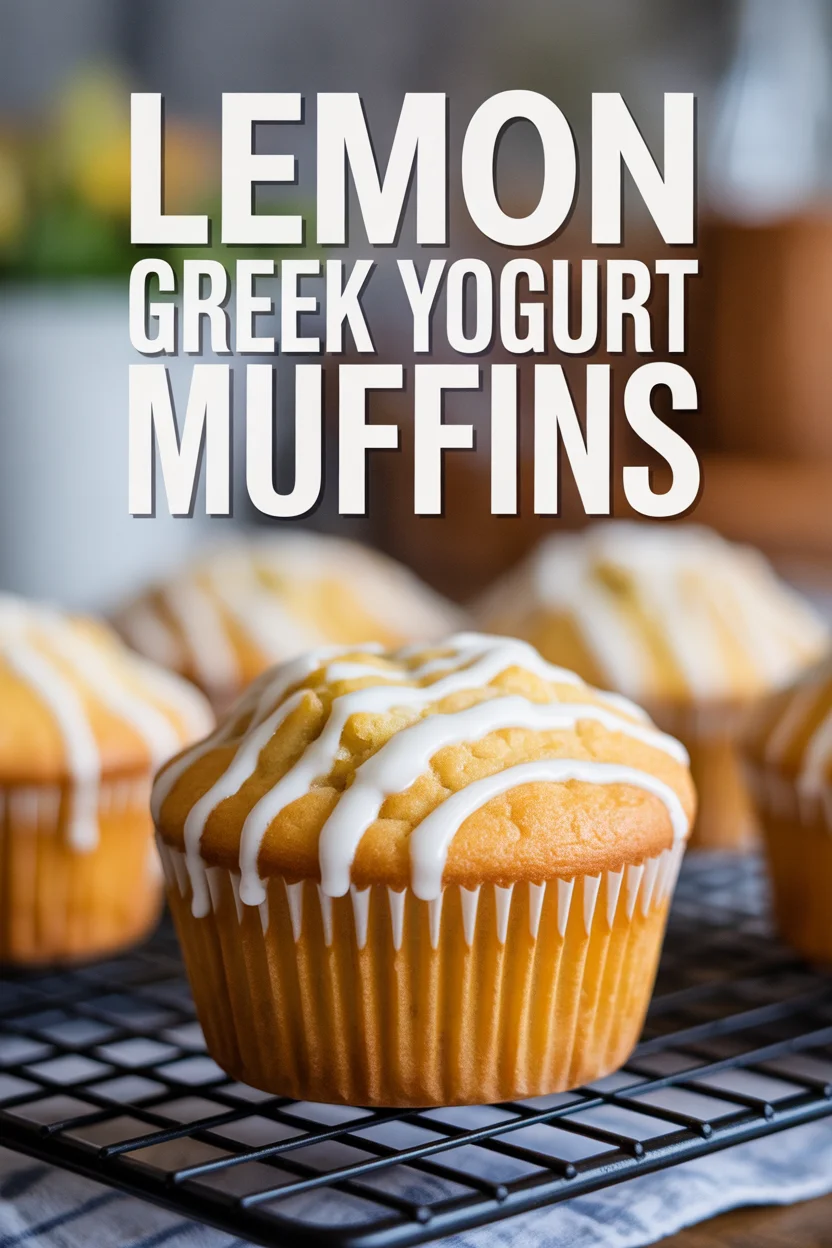 Lemon Greek Yogurt Muffins