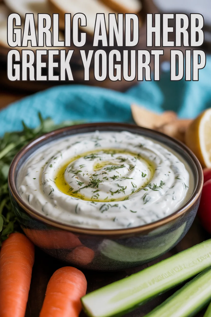 Garlic and Herb Greek Yogurt Dip