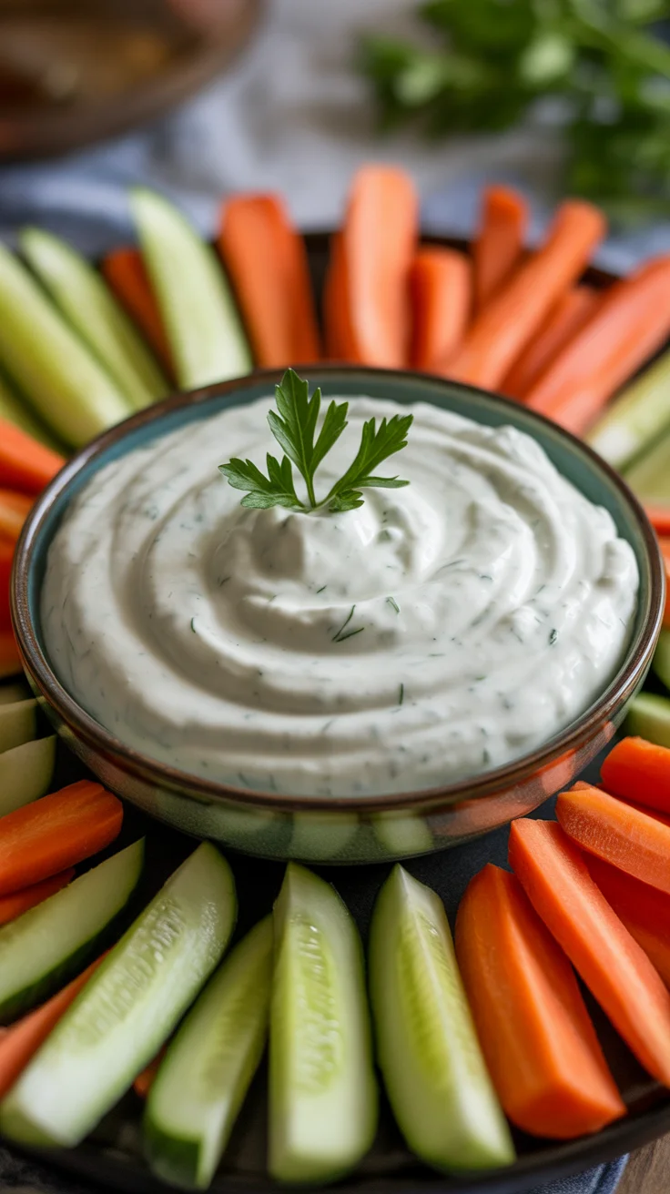 Garlic and Herb Greek Yogurt Dip