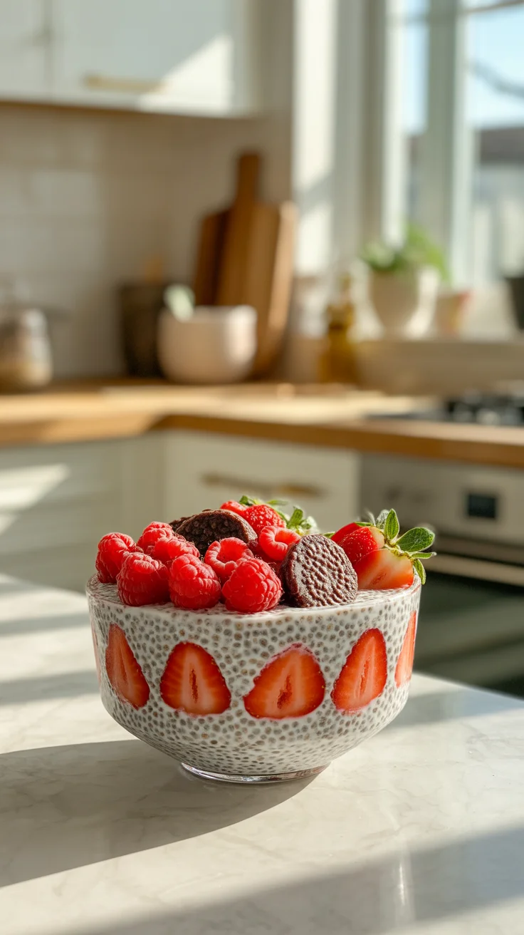 Greek Yogurt Overnight Oats with Chia Seeds