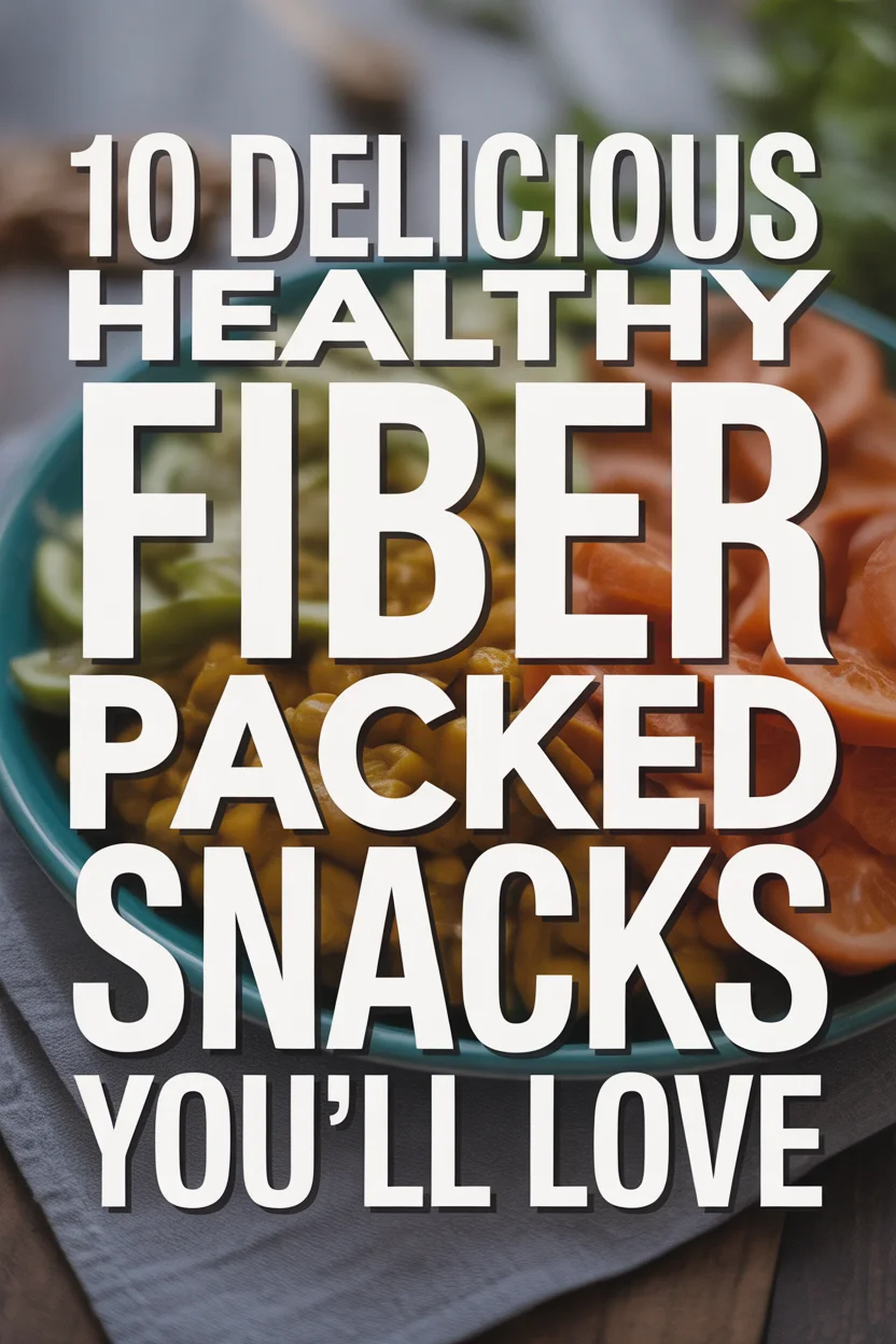 10 Delicious Healthy Fiber Packed Snacks You’ll Love