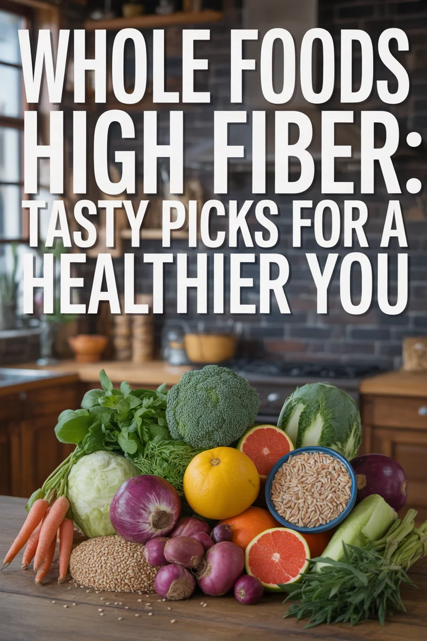 Whole Foods High Fiber: Tasty Picks for a Healthier You
