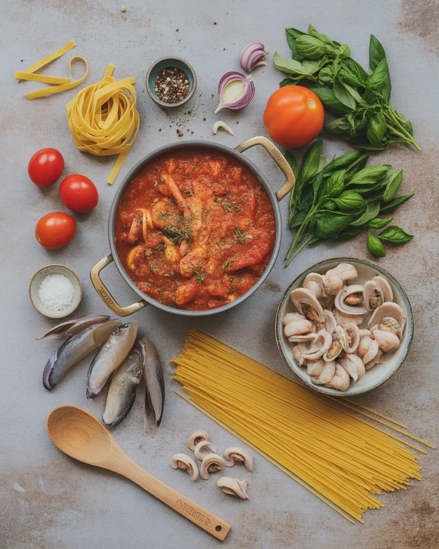 Delicious and Simple Seafood Spaghetti Marinara to Savor