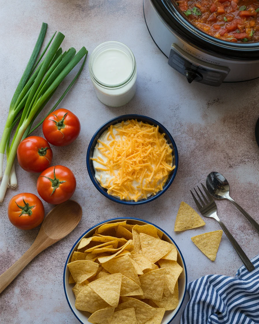 Deliciously Easy Crockpot Taco Dip Recipe