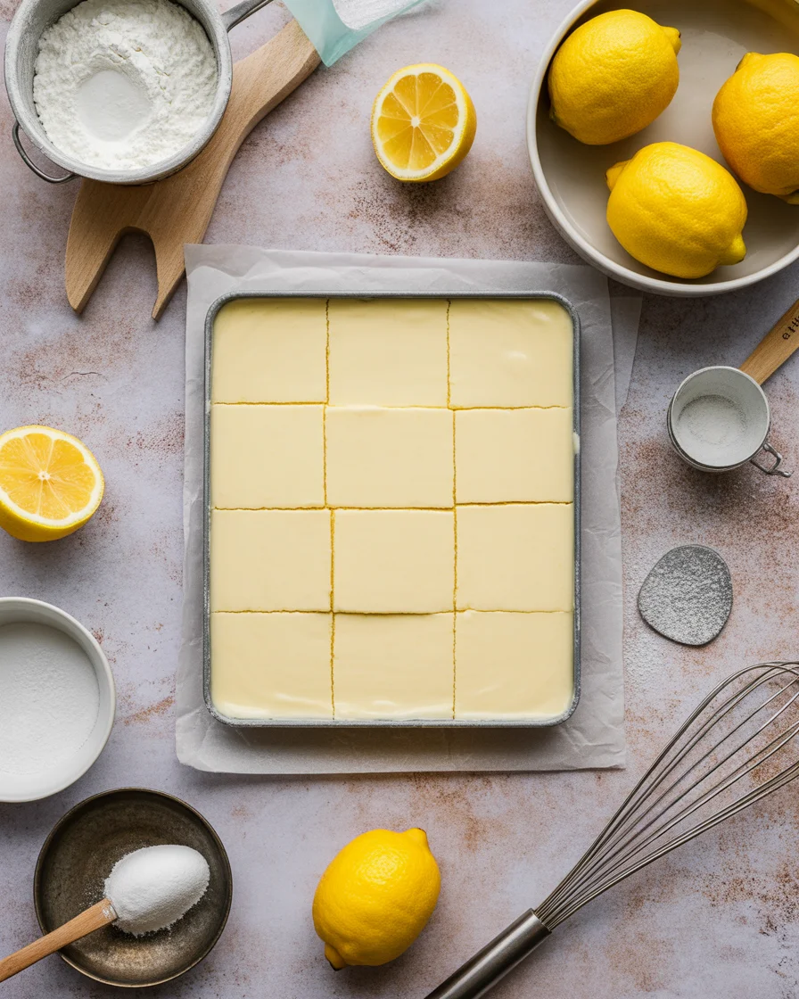 Lazy Day Lemon Cream Pie Bars