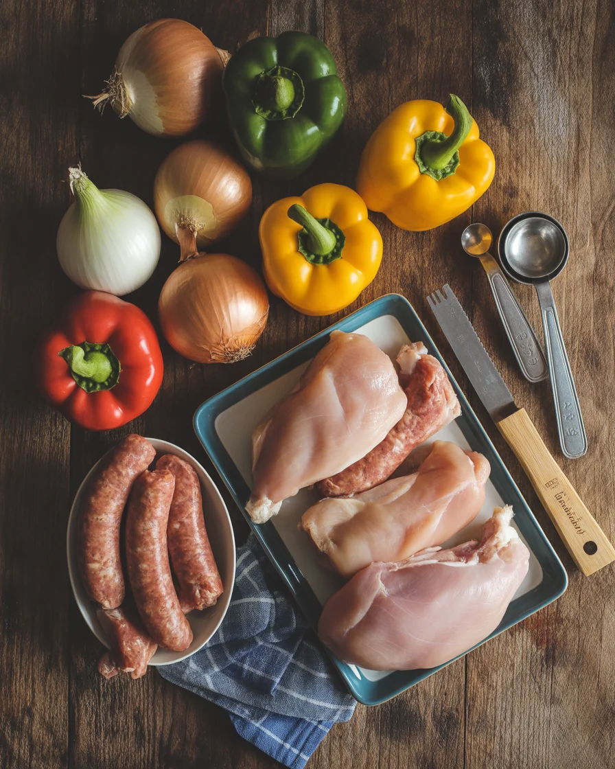Slow Cooker Creole Chicken and Sausage