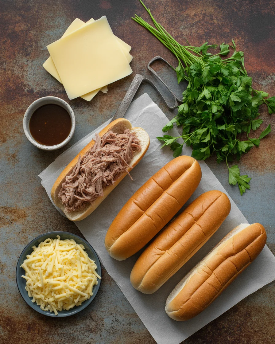Instant Pot French Dip Sandwiches