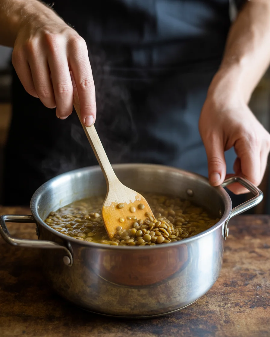Crockpot Red Curry Lentils