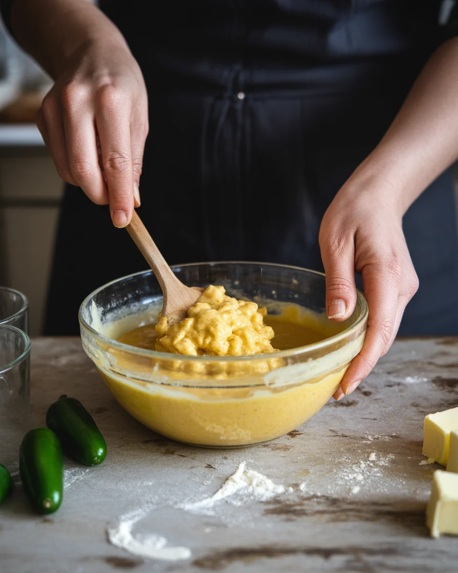 Browned Butter Jalapeño Cornbread Muffins
