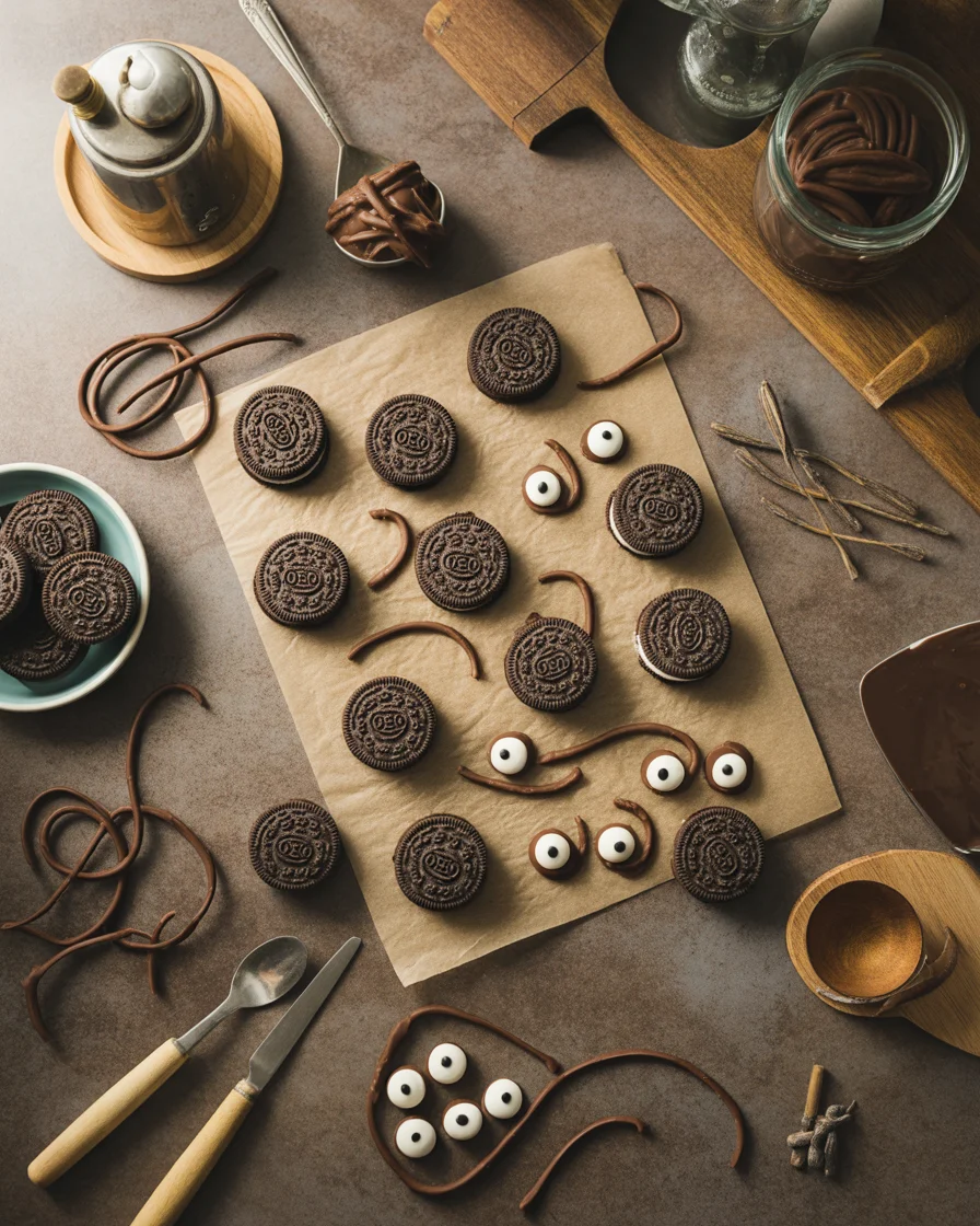 Creepy-Crawly Oreo Spider Halloween Snacks