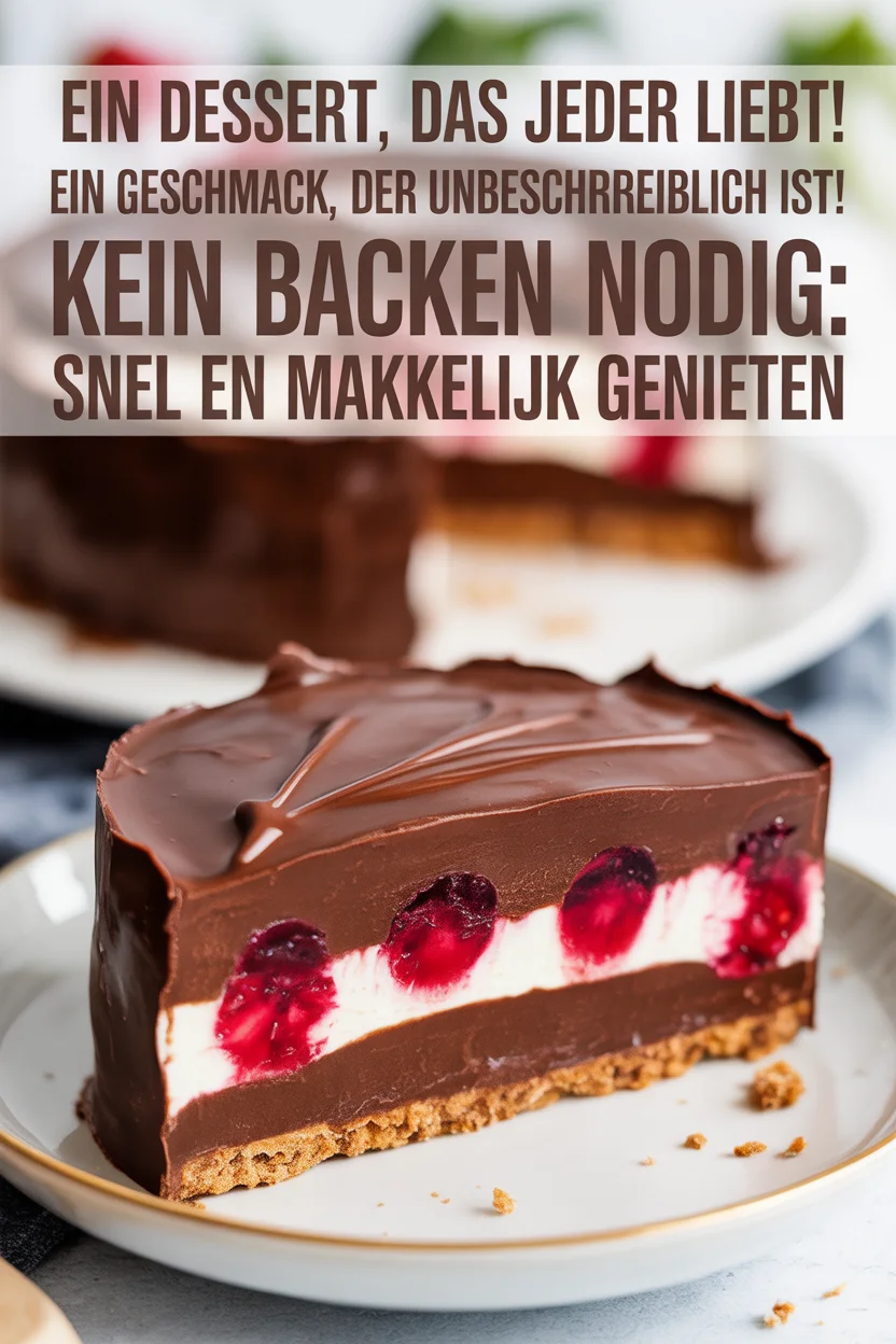 Ein Dessert, das jeder liebt! Ein Geschmack, der unbeschreiblich ist! Kein Backen nodig: Snel en makkelijk genieten