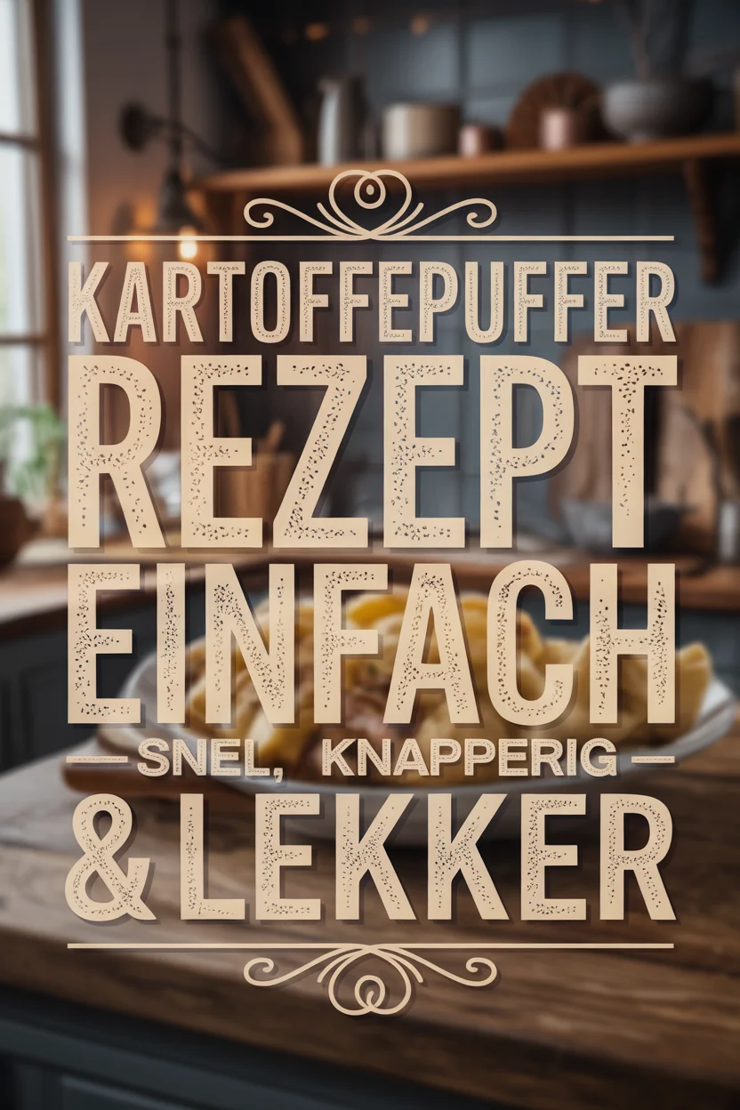 Kartoffelpuffer Rezept einfach – snel, knapperig & lekker
