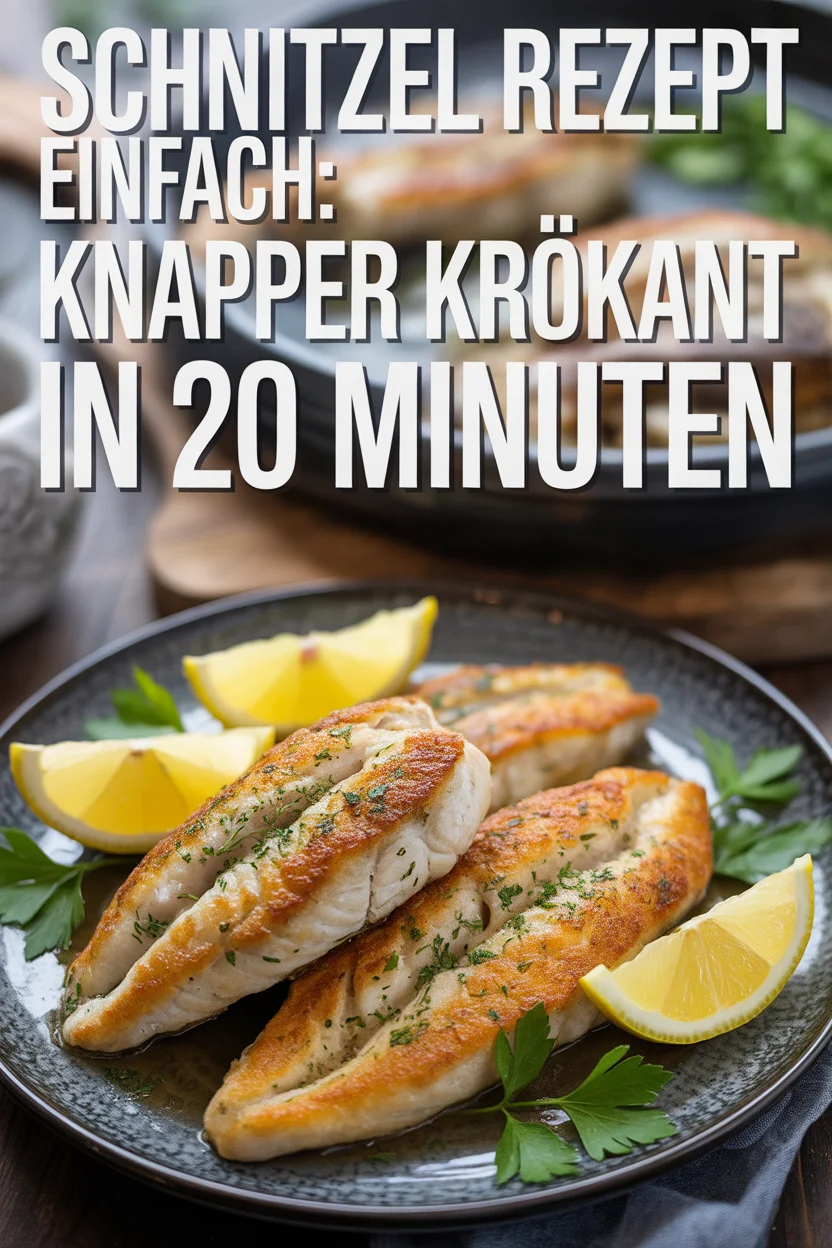 Schnitzel Rezept einfach: Knapper krokant in 20 minuten