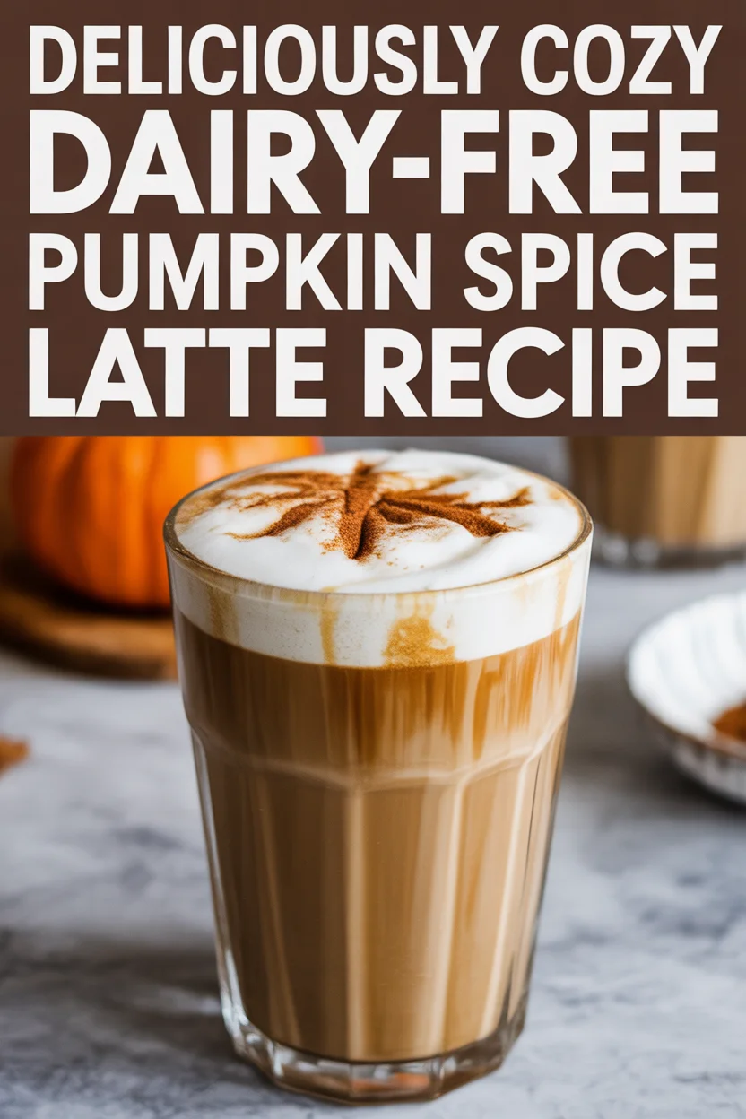 Deliciously Cozy Dairy-Free Pumpkin Spice Latte Recipe