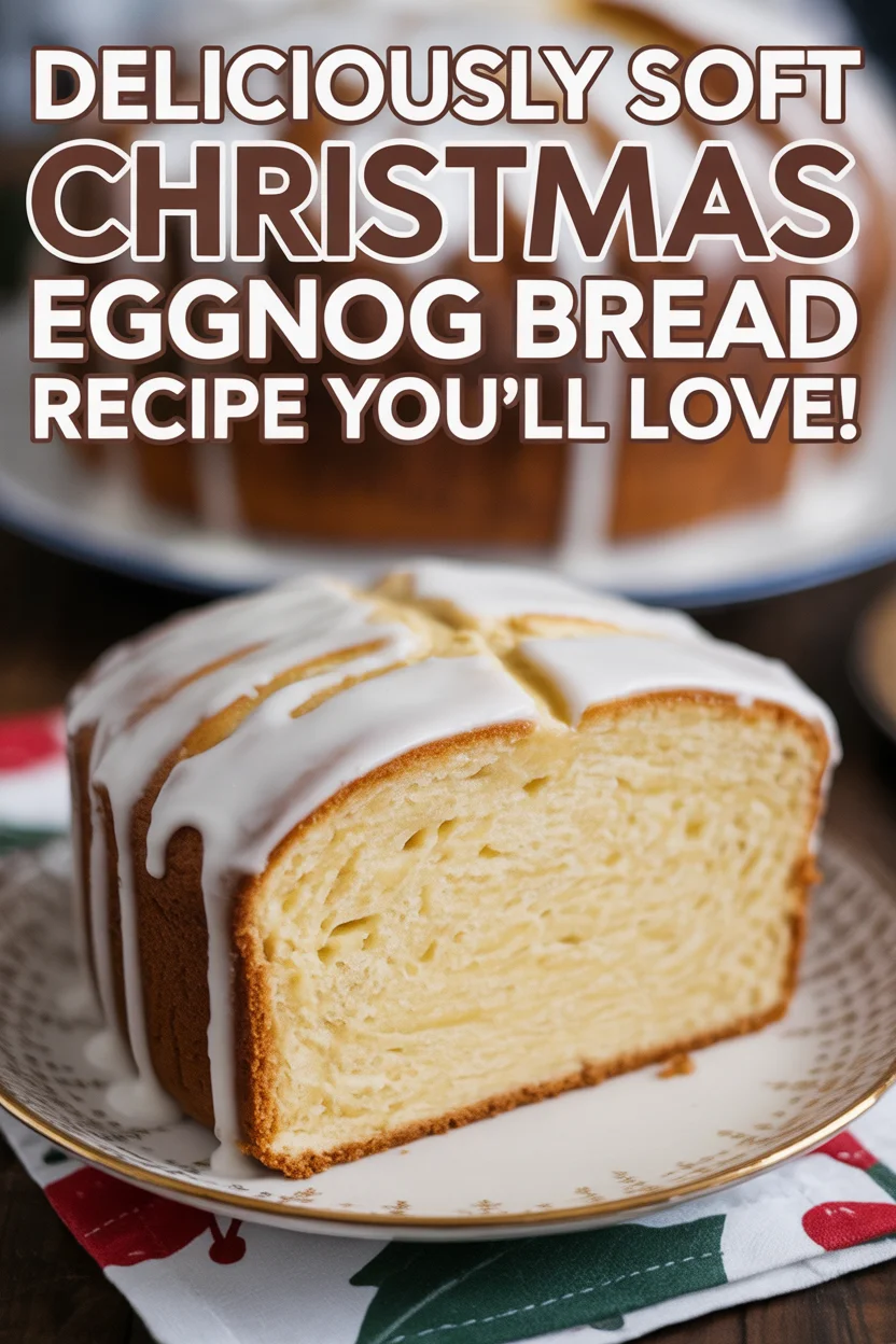 Christmas Eggnog Bread