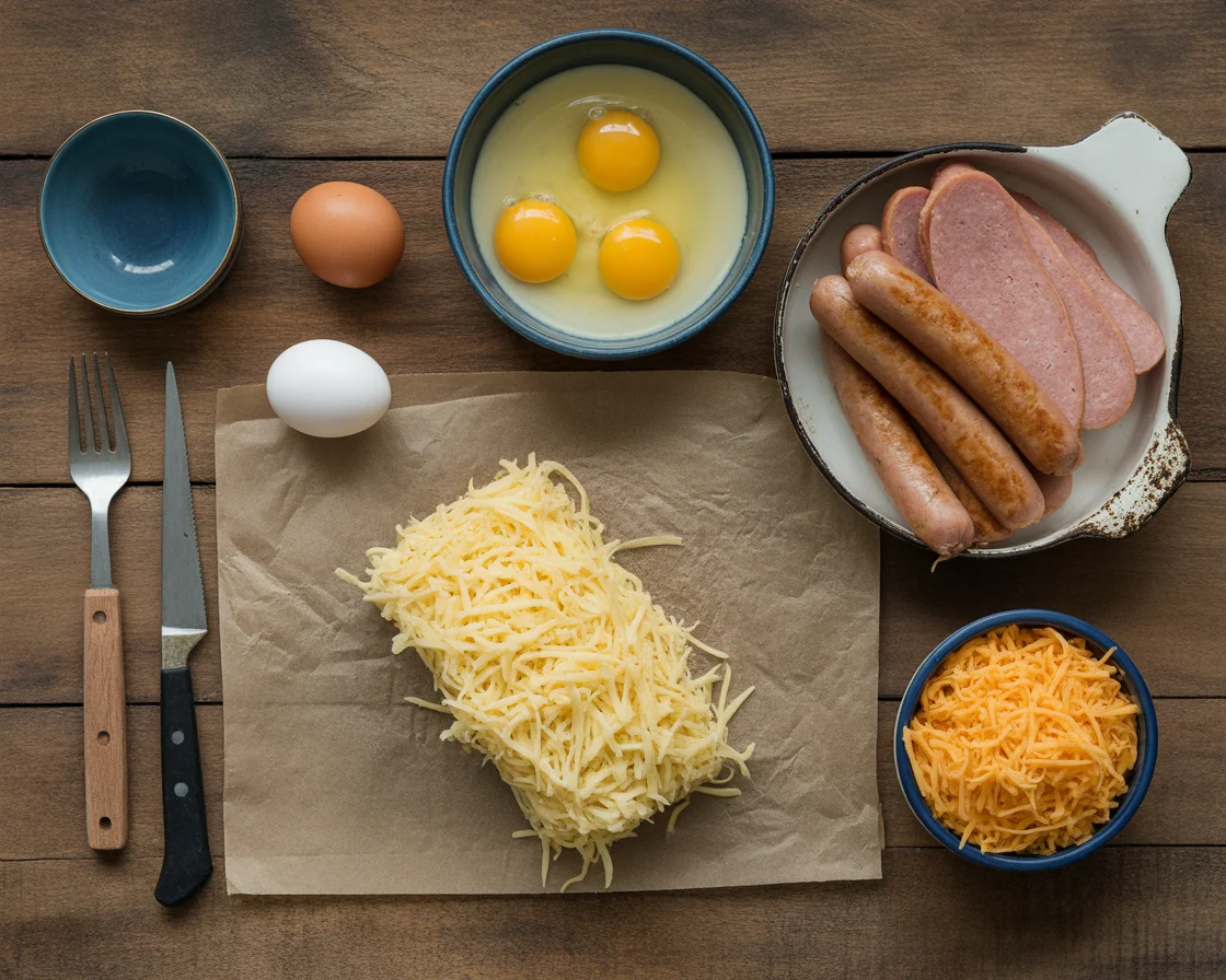 Sausage Hash Brown Breakfast Casserole