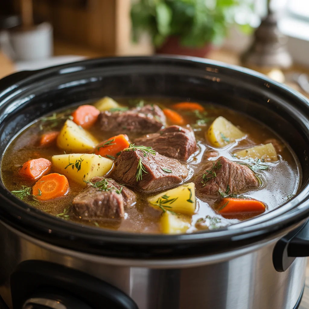 How to Make Beef Stew in a Crock Pot