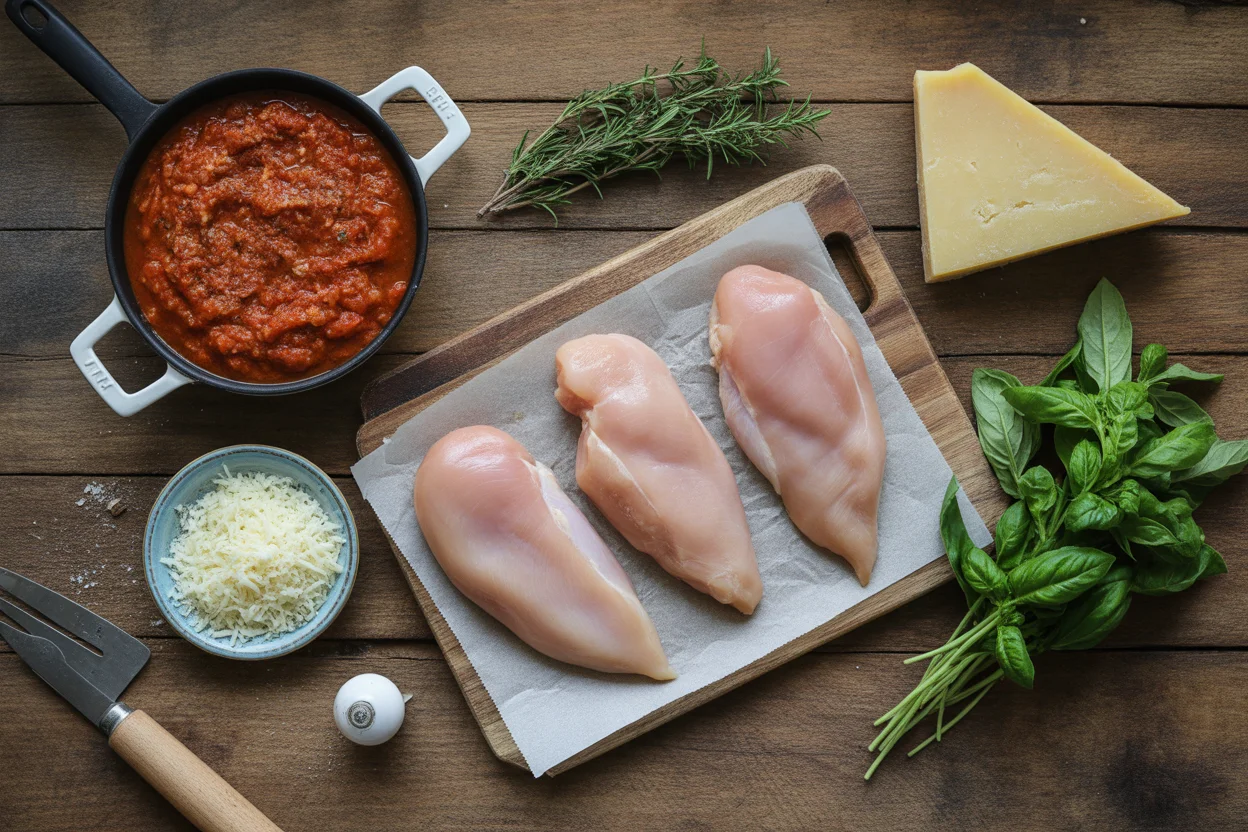 Quick & Tasty Skillet Chicken Parmesan Healthy Recipe in 30 Minutes