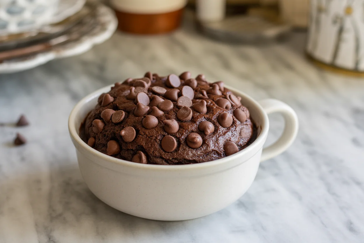 Quick & Easy 2 Minute Skinny Chocolate Mug Cake That Satisfies! 6 2 minute skinny chocolate mug cake
