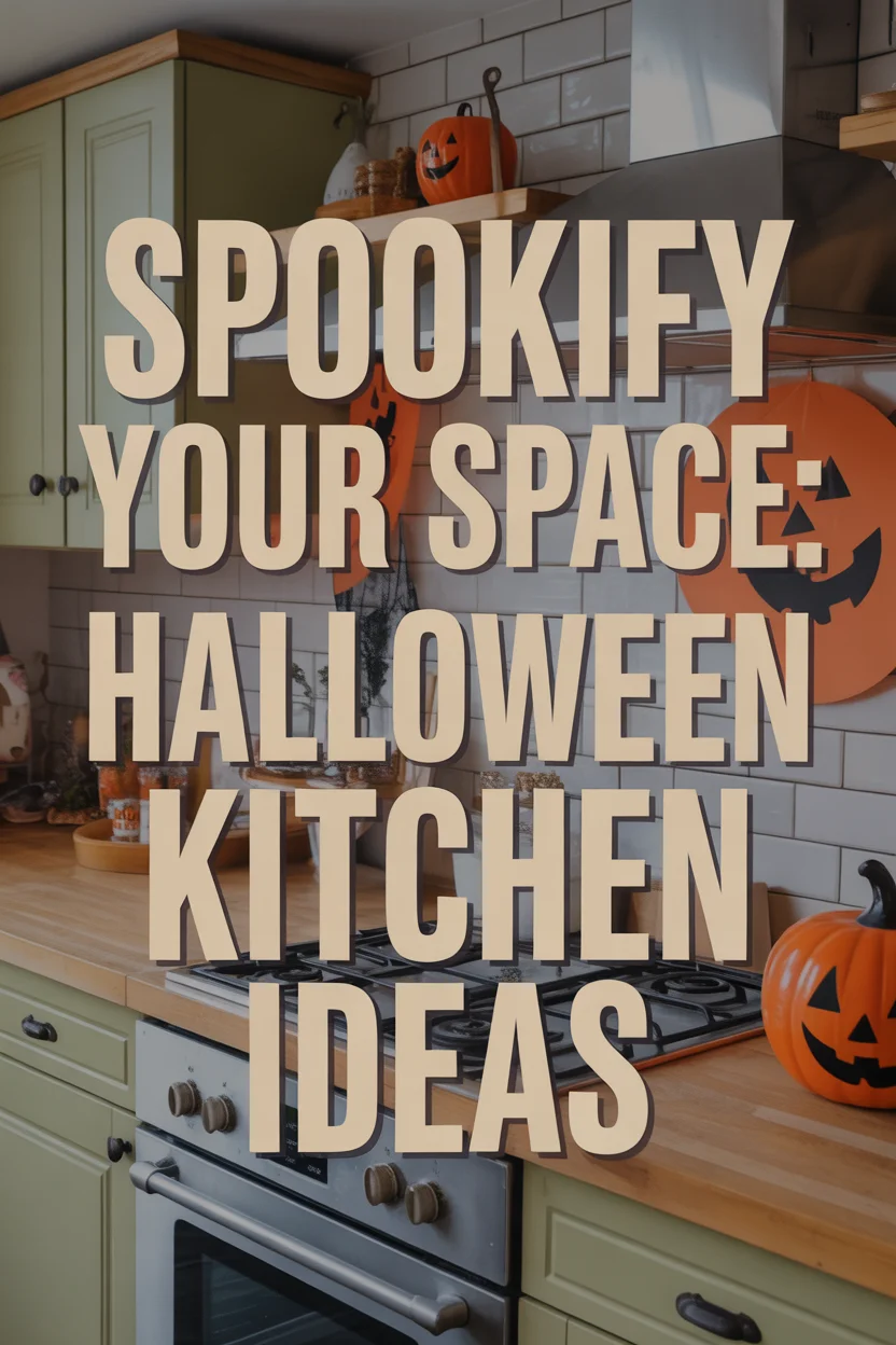 Spookify Your Space: Fun Halloween Kitchen Decoration Ideas