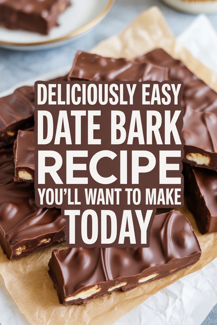Date Bark recipe