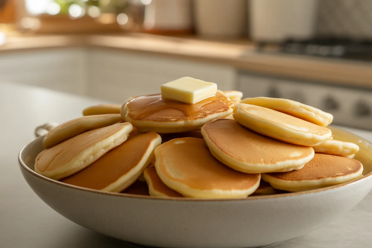 Sweet and Simple Mini Pancake Cereal to Start Your Day