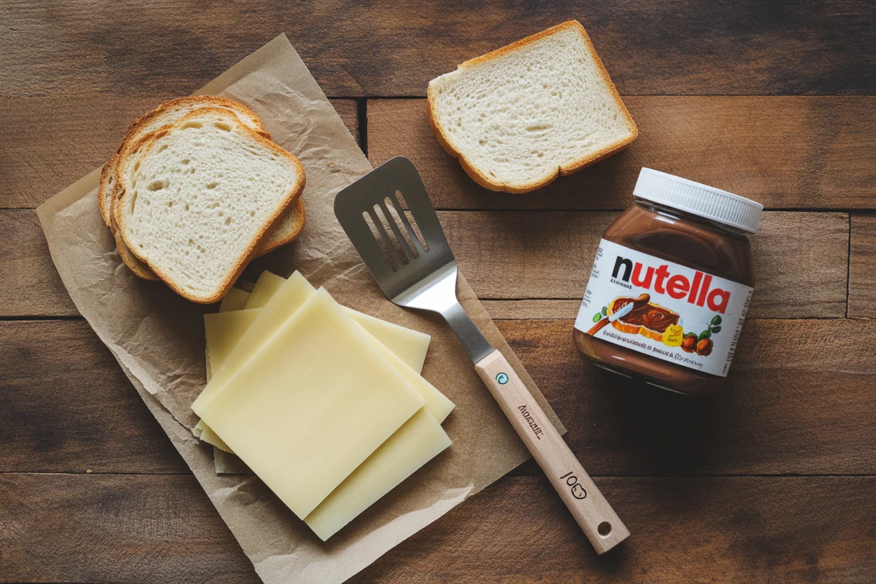 Melt-in-Your-Mouth Nutella Grilled Cheese Delight